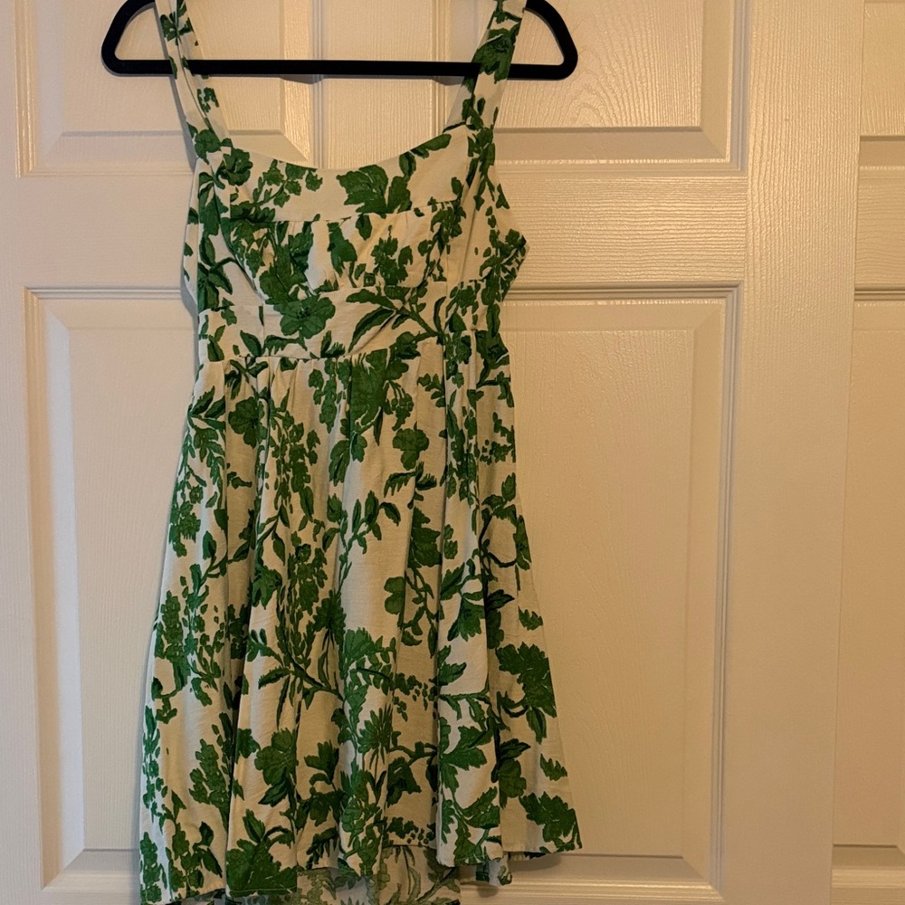 Green Floral Dress
